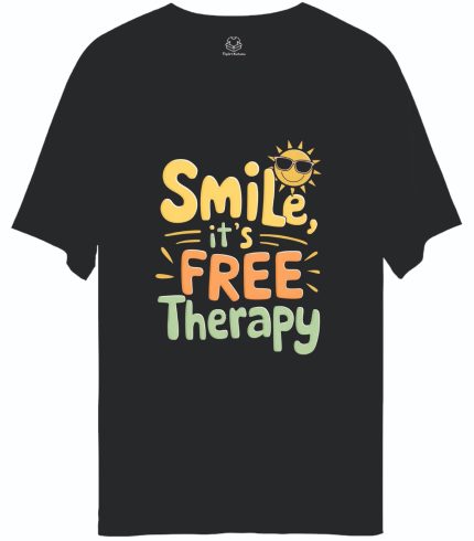 Kişiye Özel Baskılı Free Therapy Tasarımlı Tişört