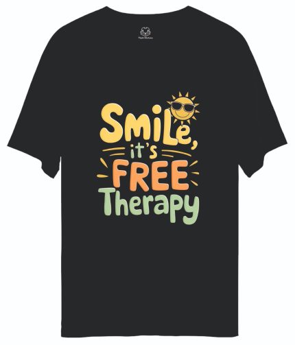 Kişiye Özel Baskılı Free Therapy Tasarımlı Tişört