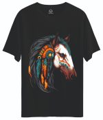 Kişiye Özel Baskılı – Etnik At Figürlü Tişört