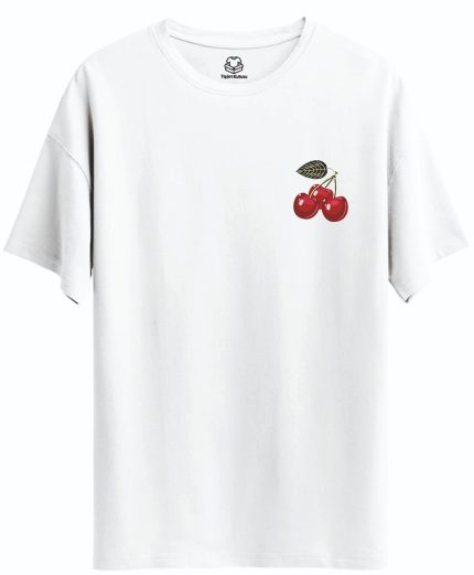 CHERRY BERRY DAYS BASKI OVERSİZE UNİSEX T-SHİRT
